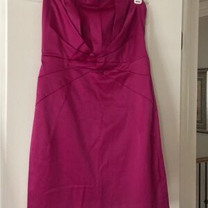 Dynamite Strapless Fuchsia Dress